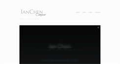 Desktop Screenshot of ianchenmusic.com